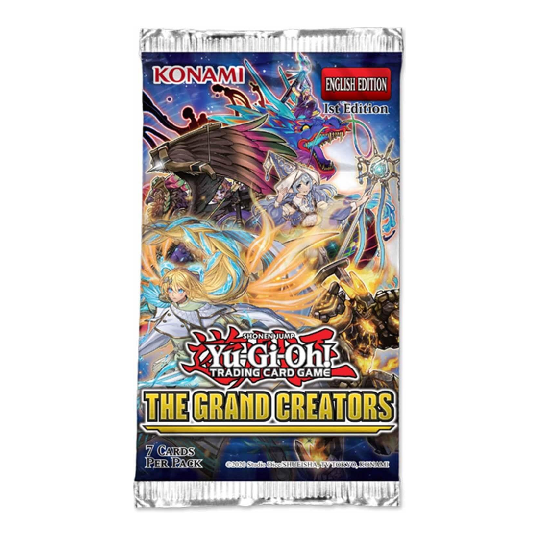 Yu-Gi-Oh! The Grand Creators booster pack, English Edition 1st Edition