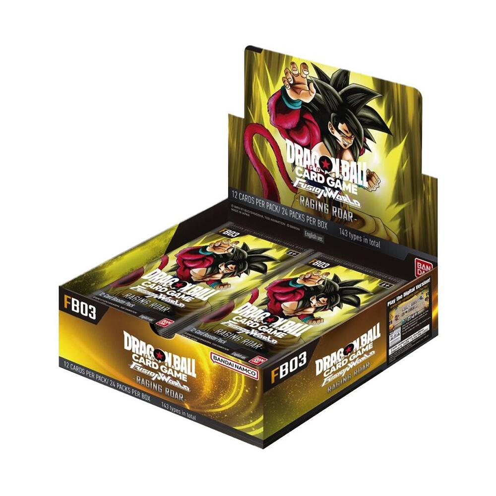 Dragon Ball Fusion World FB03 Raging Roar booster box