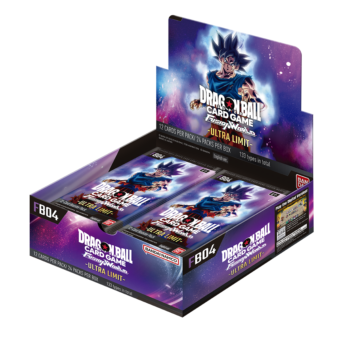 Dragon Ball Super Card Game Fusion World Ultra Limit FB04 booster box, 24 packs (English)