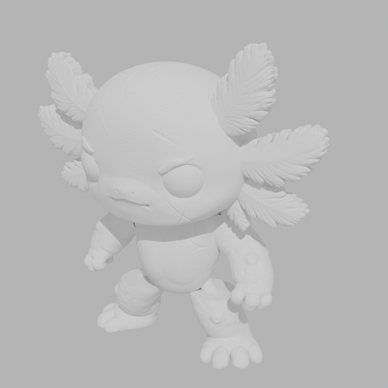 Pico — our own character, 3D figurine preview render