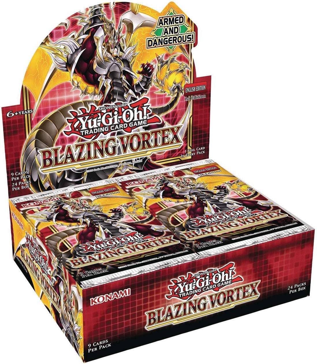 Yu-Gi-Oh! Blazing Vortex booster box, 24 packs, English Edition 1st Edition